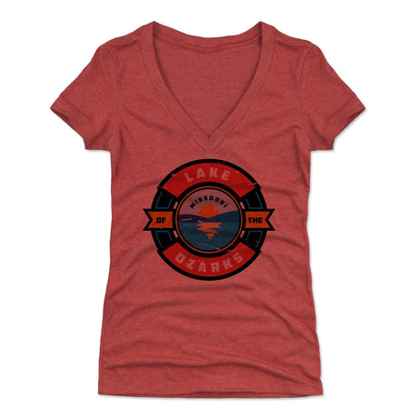 Lake Of The Ozarks Women's V-Neck T-Shirt | 500 LEVEL
