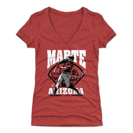 Ketel Marte Women's V-Neck T-Shirt | 500 LEVEL
