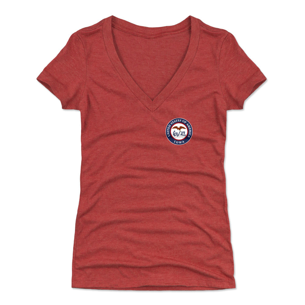 Iowa Women&#39;s V-Neck T-Shirt | 500 LEVEL