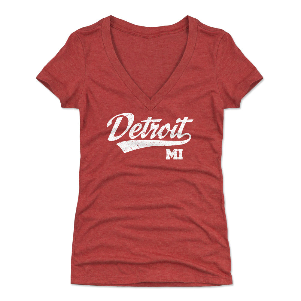 Detroit Women's V-Neck T-Shirt | 500 LEVEL