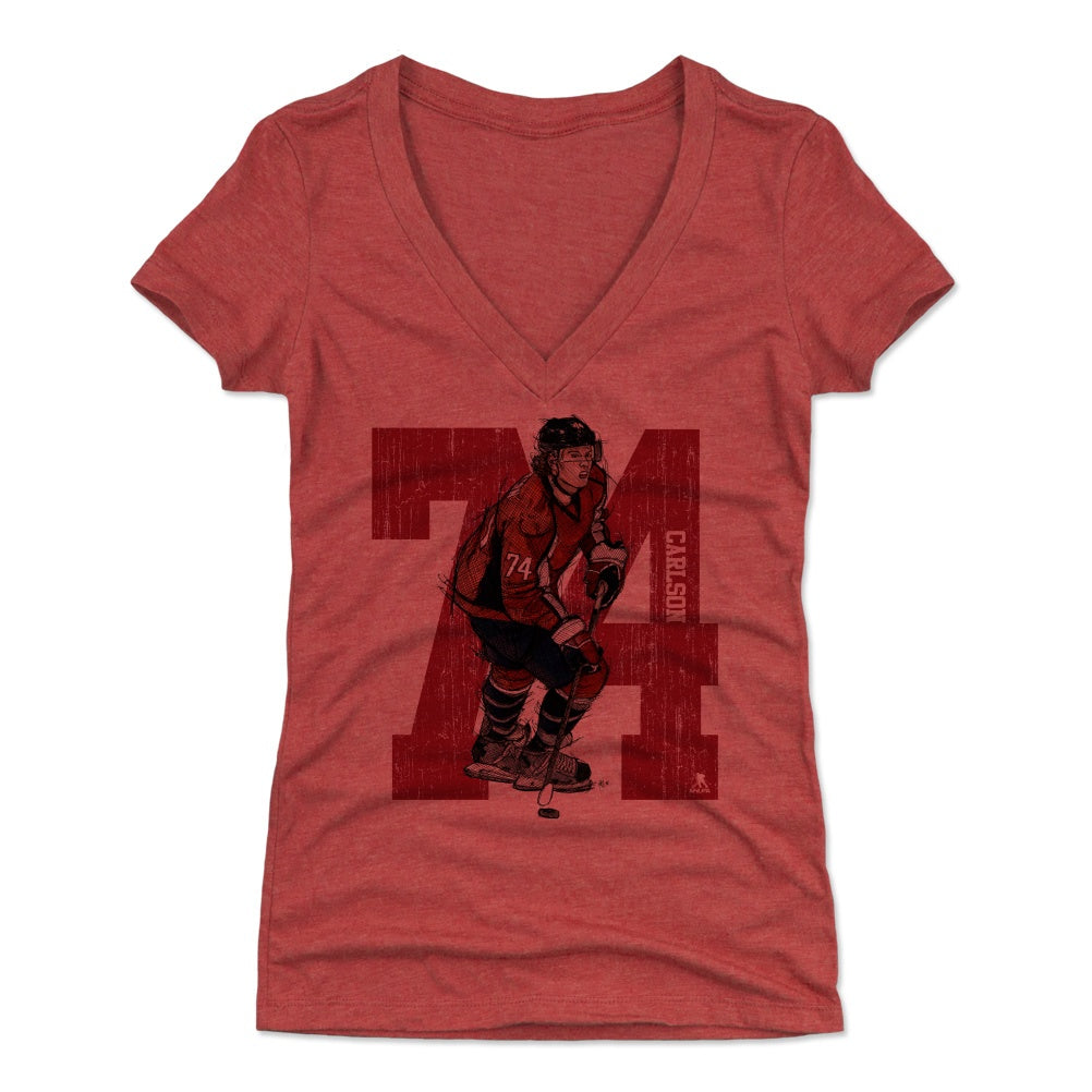 John Carlson Women's V-Neck T-Shirt | 500 LEVEL