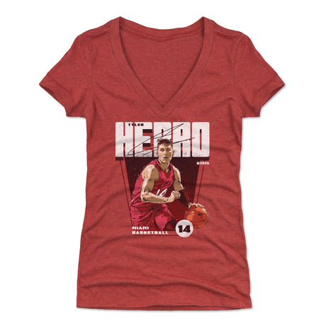 Tyler Herro Women's V-Neck T-Shirt | 500 LEVEL