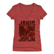Janis Joplin Women's V-Neck T-Shirt | 500 LEVEL