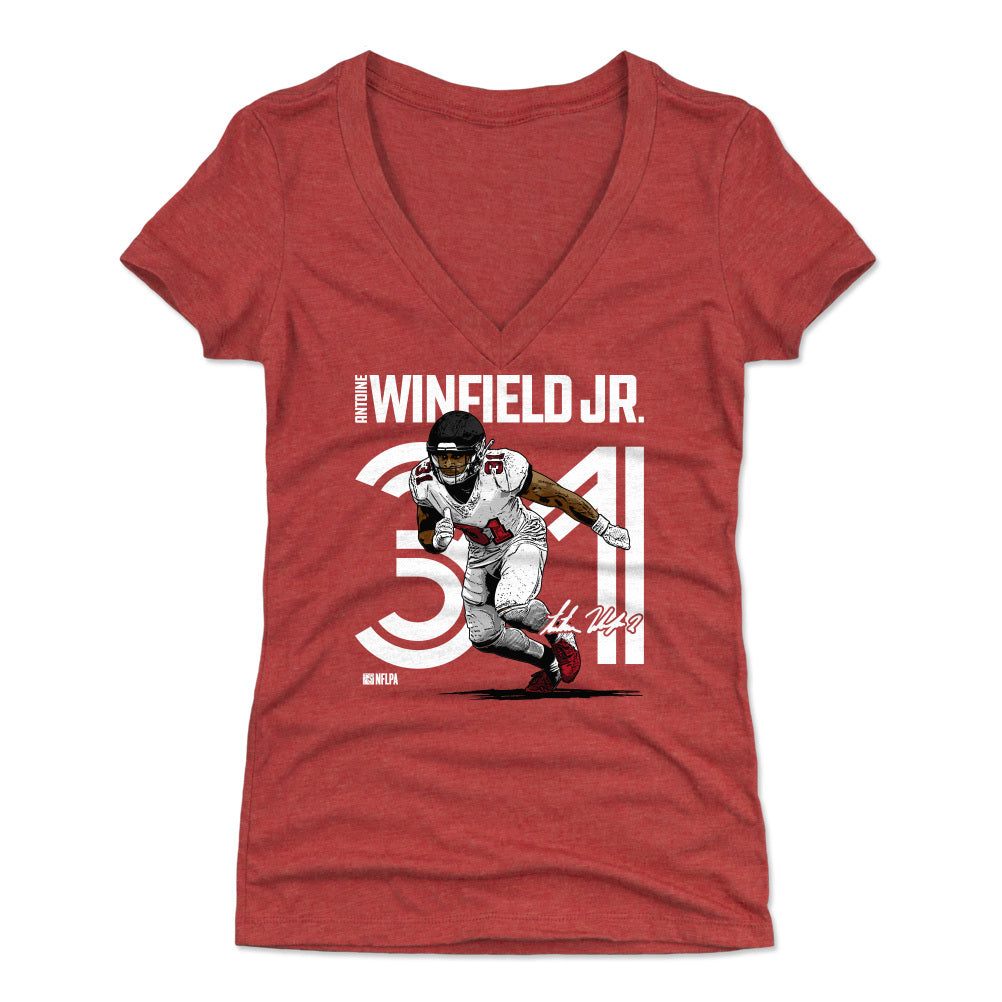 Antoine Winfield Jr. Women&#39;s V-Neck T-Shirt | 500 LEVEL