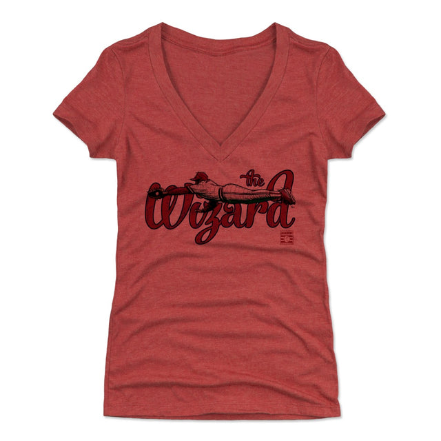Ozzie Smith Women's V-Neck T-Shirt | 500 LEVEL