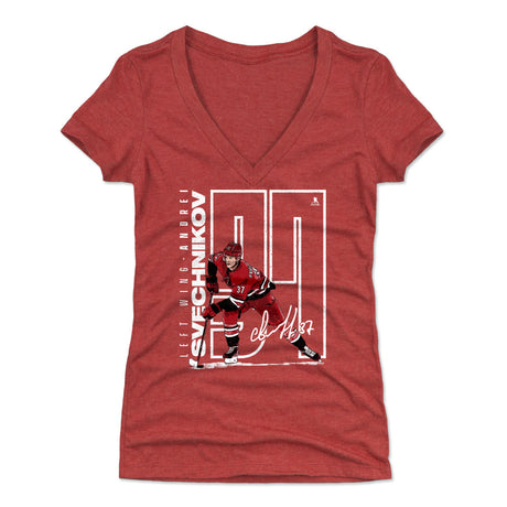 Andrei Svechnikov Women's V-Neck T-Shirt | 500 LEVEL