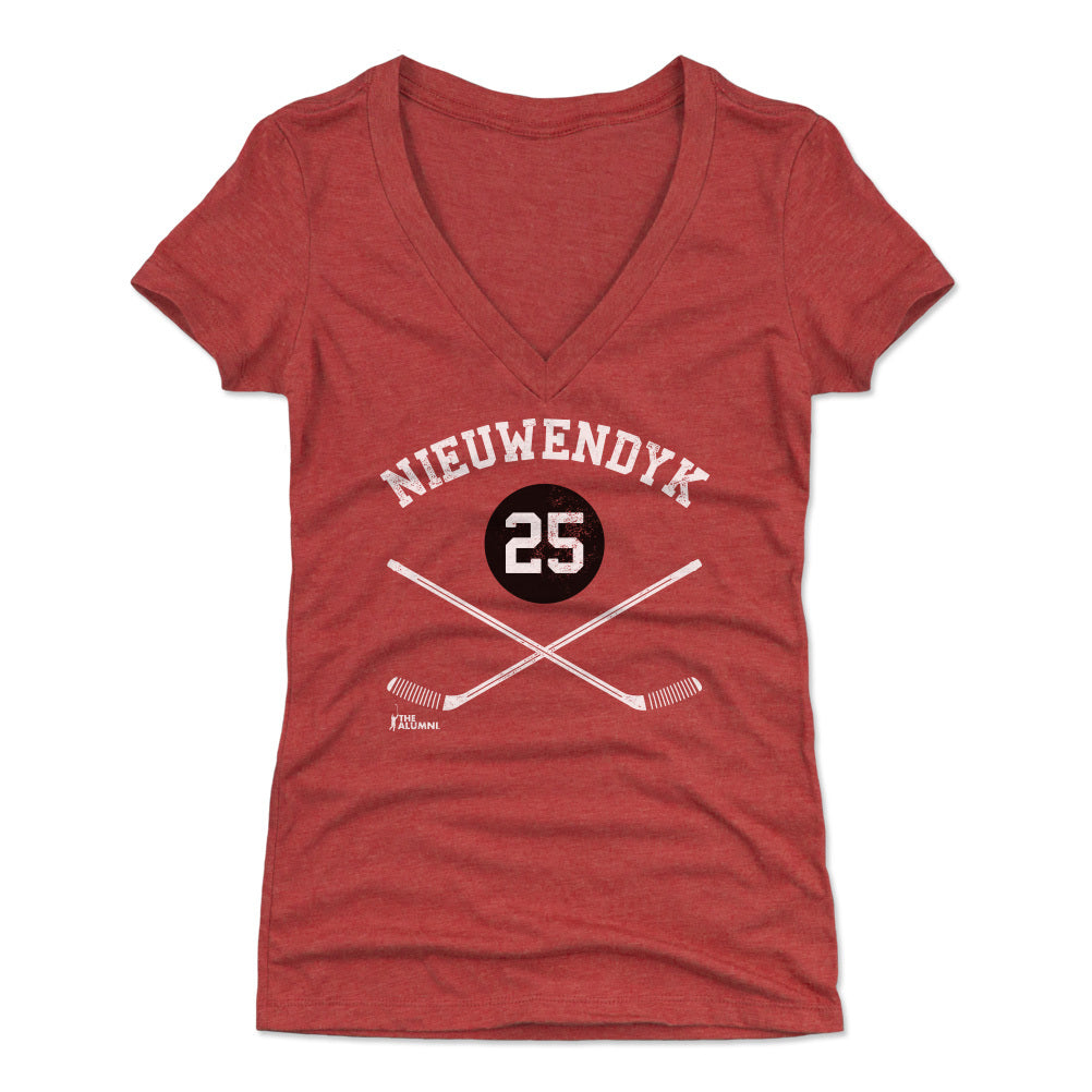 Joe Nieuwendyk Women's V-Neck T-Shirt | 500 LEVEL