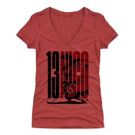 Nico Hischier Women's V-Neck T-Shirt | 500 LEVEL