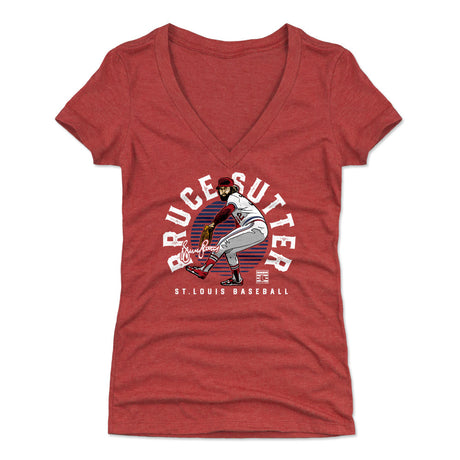 Bruce Sutter Women's V-Neck T-Shirt | 500 LEVEL