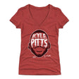 Kyle Pitts Women's V-Neck T-Shirt | 500 LEVEL