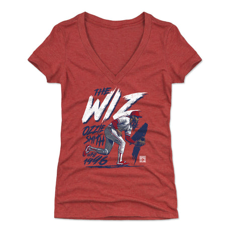 Ozzie Smith Women's V-Neck T-Shirt | 500 LEVEL