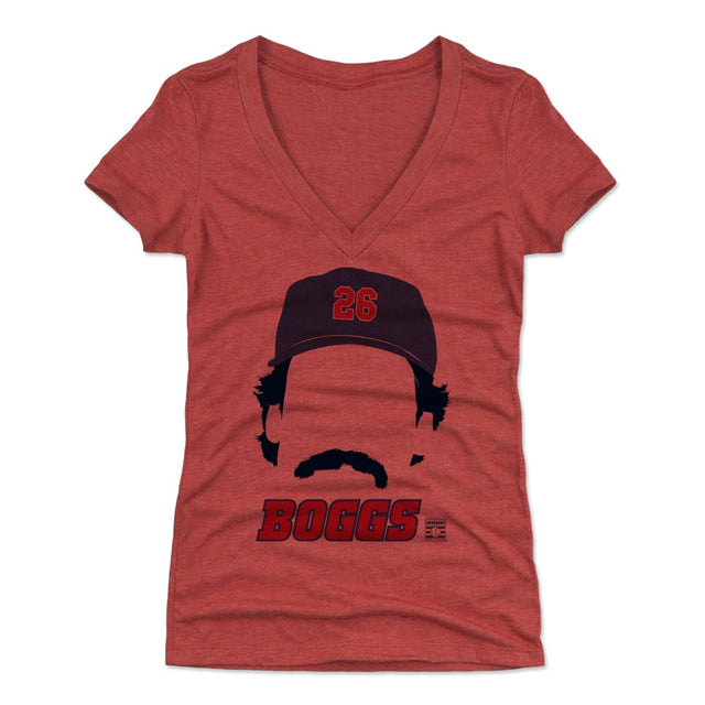 Wade Boggs Women's V-Neck T-Shirt | 500 LEVEL
