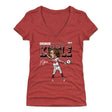 George Kittle Women's V-Neck T-Shirt | 500 LEVEL