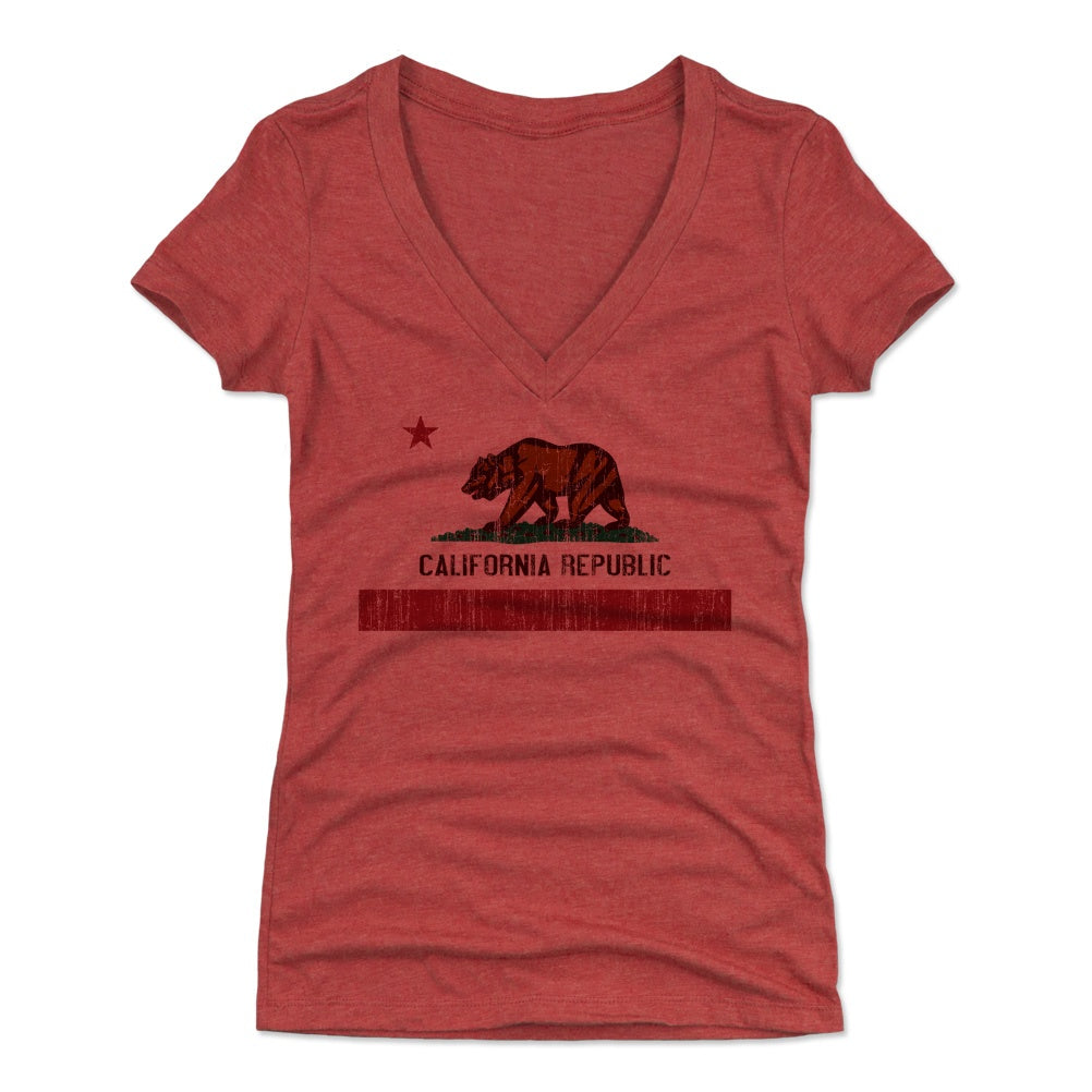 California Women's V-Neck T-Shirt | 500 LEVEL