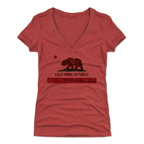 California Women's V-Neck T-Shirt | 500 LEVEL
