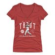 Mike Trout Women's V-Neck T-Shirt | 500 LEVEL