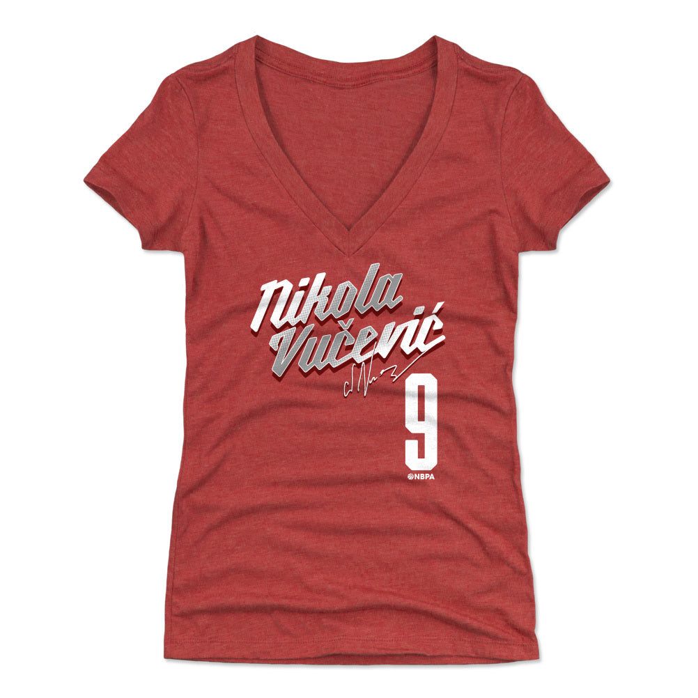 Nikola Vucevic Women's V-Neck T-Shirt | 500 LEVEL