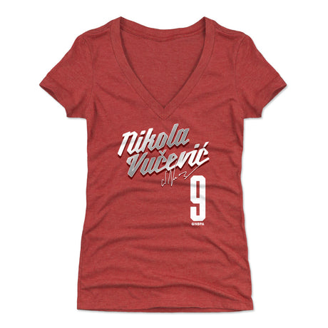 Nikola Vucevic Women's V-Neck T-Shirt | 500 LEVEL