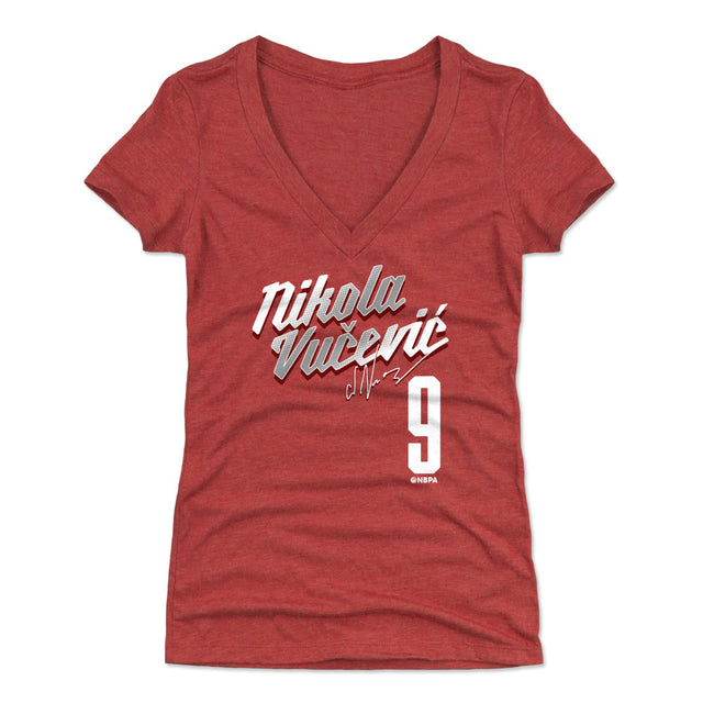 Nikola Vucevic Women's V-Neck T-Shirt | 500 LEVEL