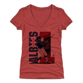 Ozzie Albies Women's V-Neck T-Shirt | 500 LEVEL