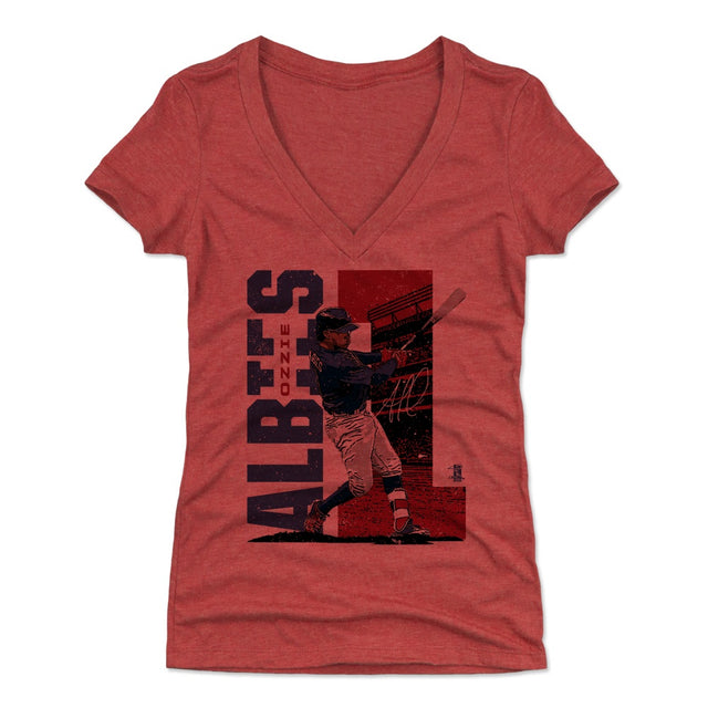 Ozzie Albies Women's V-Neck T-Shirt | 500 LEVEL