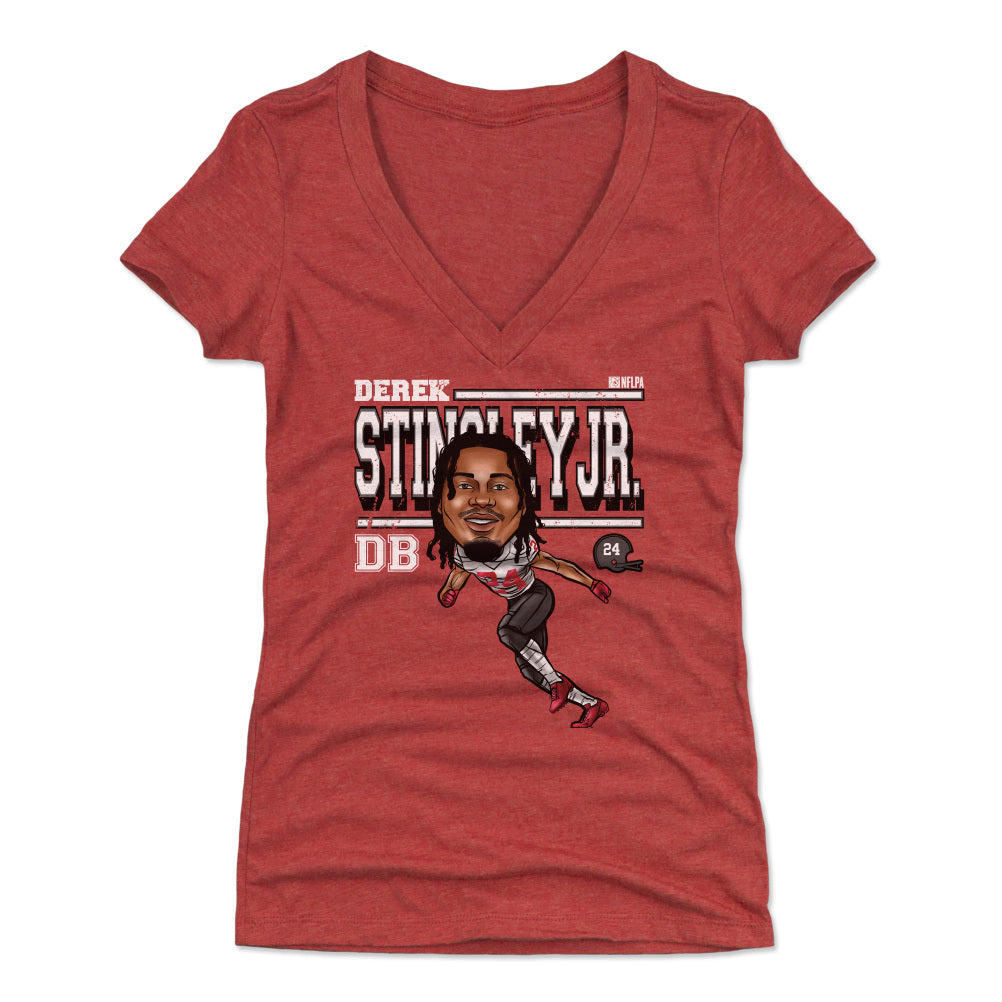 Derek Stingley Jr. Women's V-Neck T-Shirt | 500 LEVEL