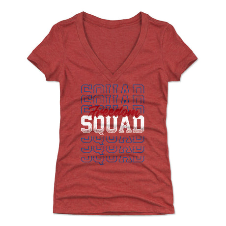 USA Women's V-Neck T-Shirt | 500 LEVEL