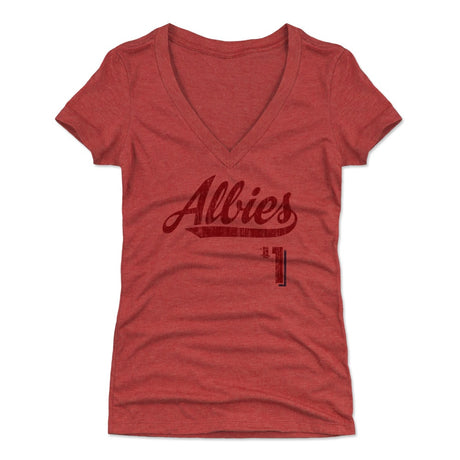 Ozzie Albies Women's V-Neck T-Shirt | 500 LEVEL