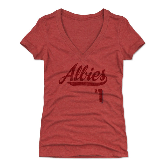 Ozzie Albies Women's V-Neck T-Shirt | 500 LEVEL