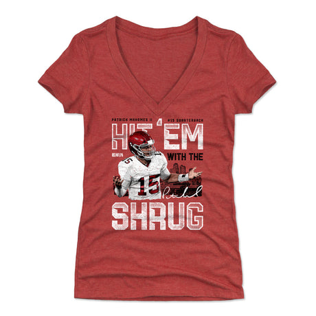 Patrick Mahomes Women's V-Neck T-Shirt | 500 LEVEL