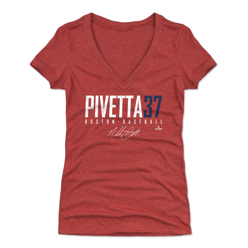 Nick Pivetta Women's V-Neck T-Shirt | 500 LEVEL