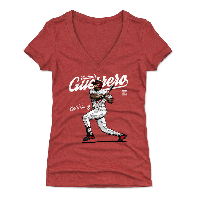 Vladimir Guerrero Women's V-Neck T-Shirt | 500 LEVEL