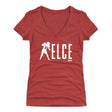 Travis Kelce Women's V-Neck T-Shirt | 500 LEVEL