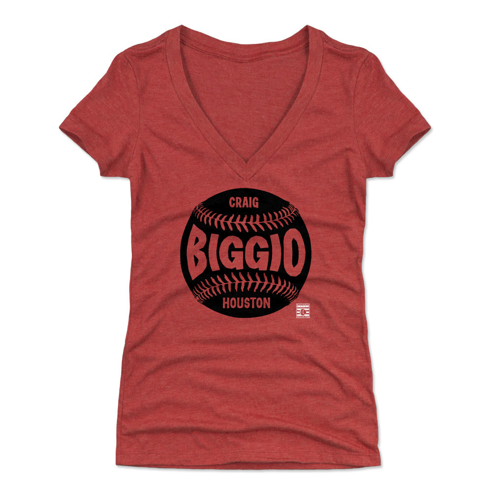 Craig Biggio Women&#39;s V-Neck T-Shirt | 500 LEVEL