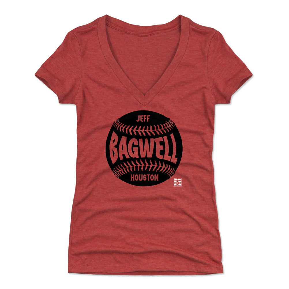 Jeff Bagwell Women's V-Neck T-Shirt | 500 LEVEL