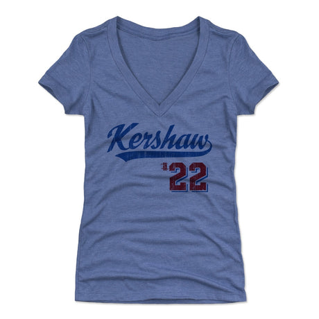 Clayton Kershaw Women's V-Neck T-Shirt | 500 LEVEL