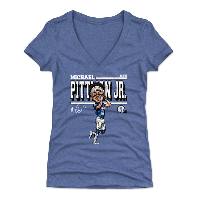 Michael Pittman Jr. Women's V-Neck T-Shirt | 500 LEVEL