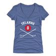 Teemu Selanne Women's V-Neck T-Shirt | 500 LEVEL