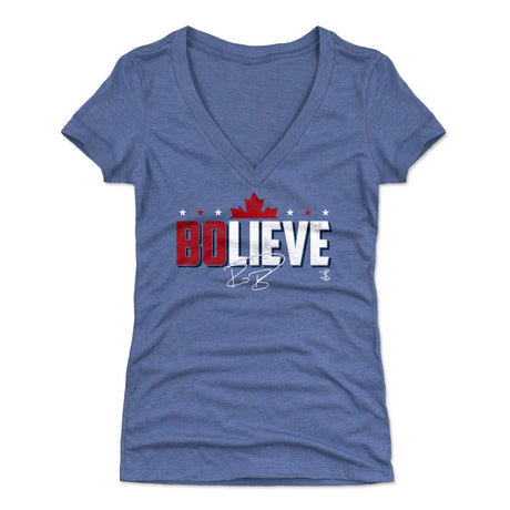 Bo Bichette Women's V-Neck T-Shirt | 500 LEVEL