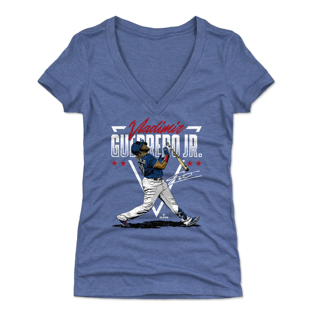 Vladimir Guerrero Jr. Women's V-Neck T-Shirt | 500 LEVEL
