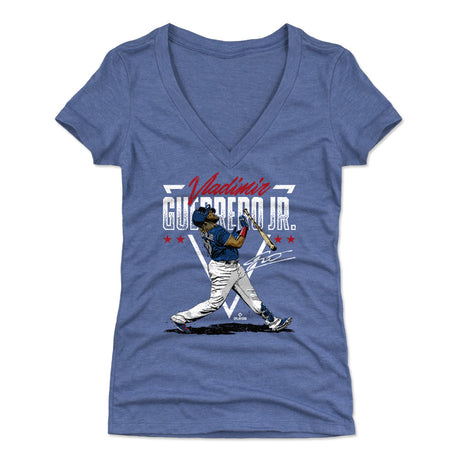 Vladimir Guerrero Jr. Women's V-Neck T-Shirt | 500 LEVEL