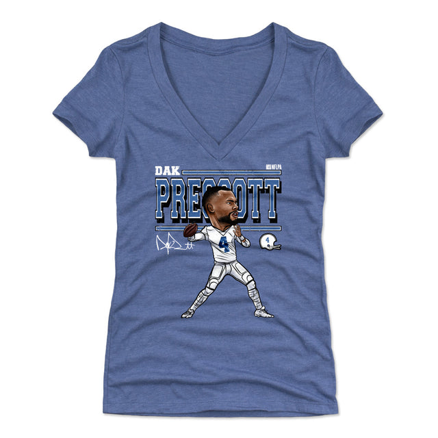 Dak Prescott Women's V-Neck T-Shirt | 500 LEVEL