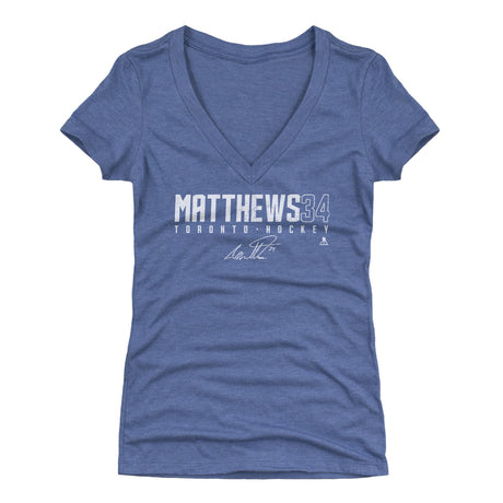 Auston Matthews Women's V-Neck T-Shirt | 500 LEVEL