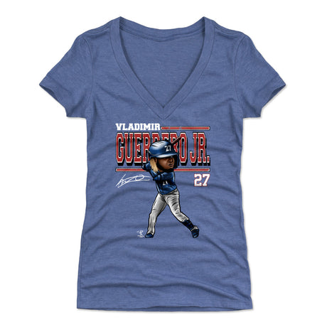 Vladimir Guerrero Jr. Women's V-Neck T-Shirt | 500 LEVEL