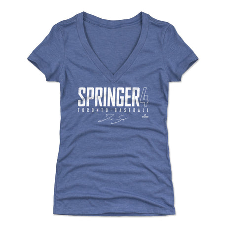 George Springer Women's V-Neck T-Shirt | 500 LEVEL