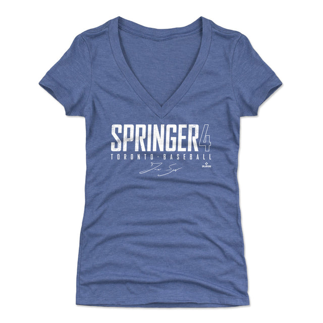 George Springer Women's V-Neck T-Shirt | 500 LEVEL
