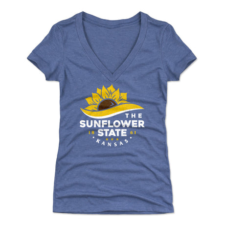 Kansas Women's V-Neck T-Shirt | 500 LEVEL