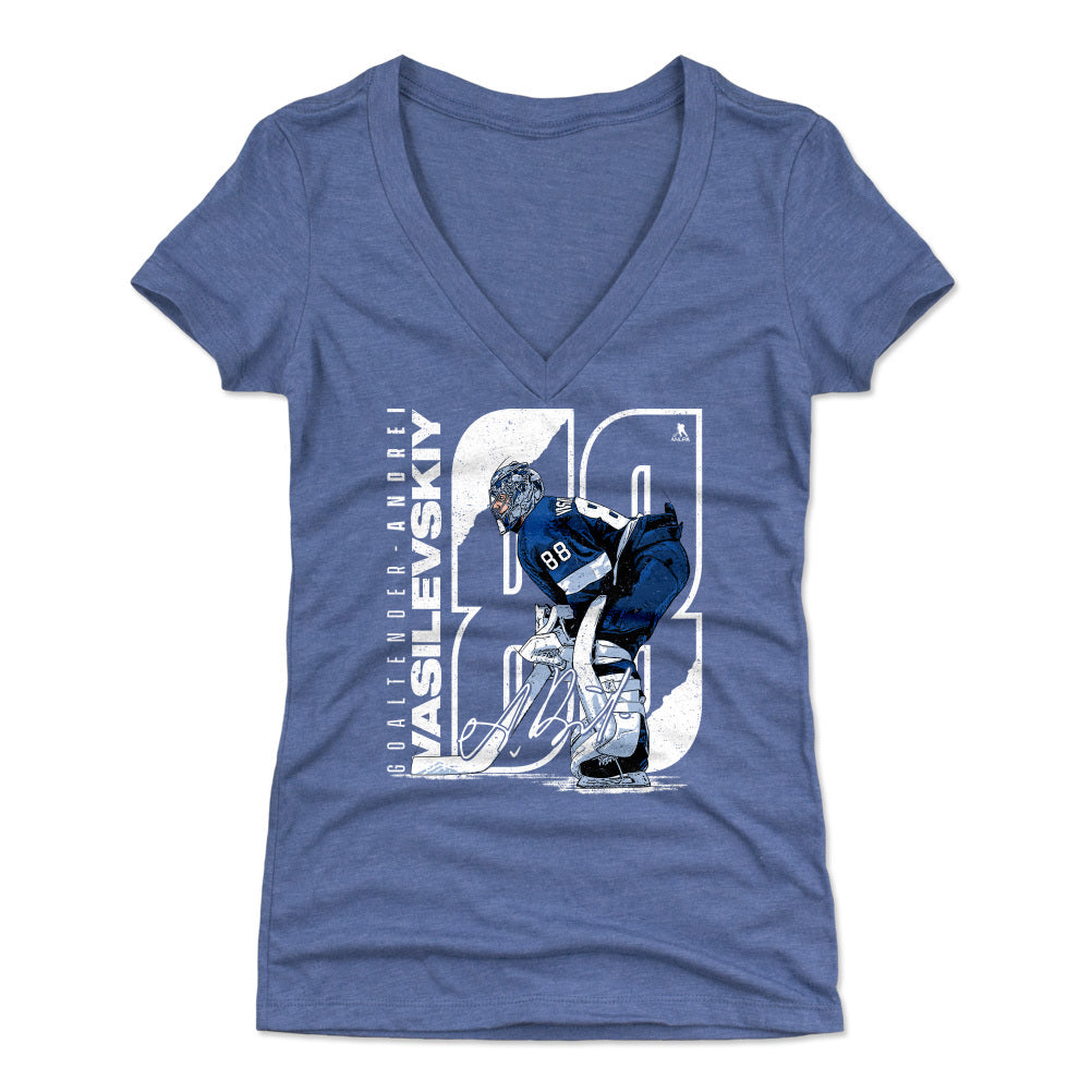 Andrei Vasilevskiy Women's V-Neck T-Shirt | 500 LEVEL
