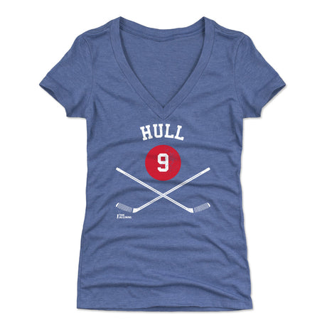 Bobby Hull Women's V-Neck T-Shirt | 500 LEVEL