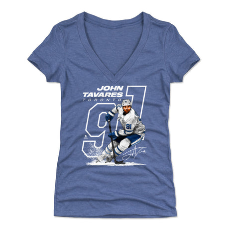 John Tavares Women's V-Neck T-Shirt | 500 LEVEL